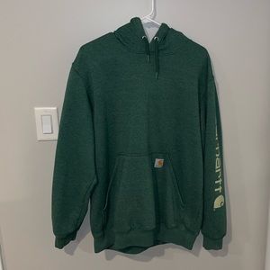 Carhart Hoodie - Green - Men’s Medium Loose Fit - Used but in good condition